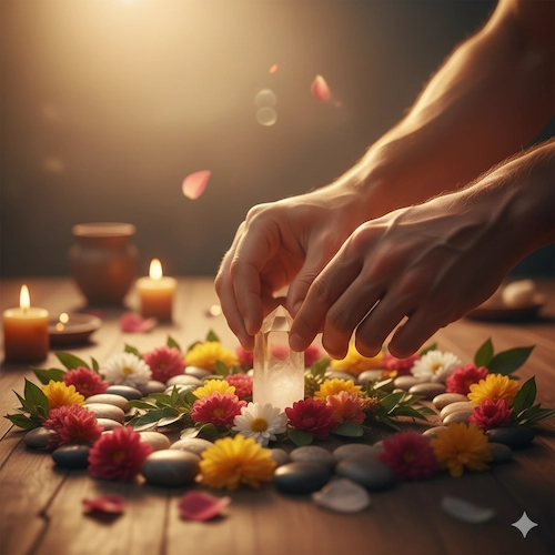 Ritual de prosperidad con velas verdes